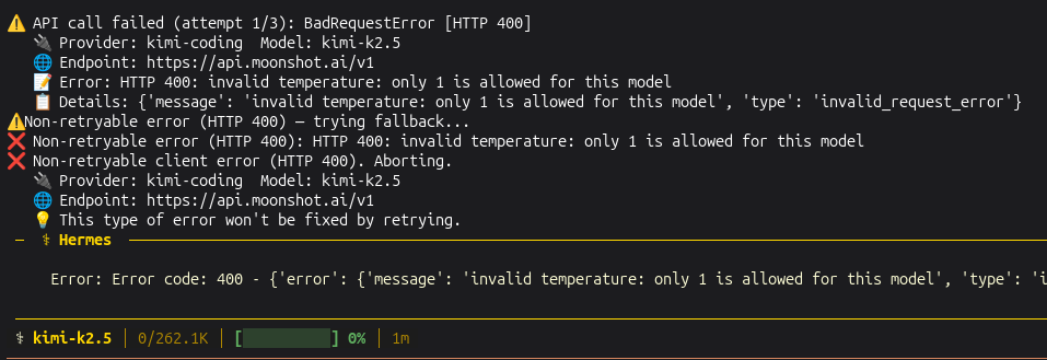 uhm @teknium ... kimi k2.5 bugs out on me...