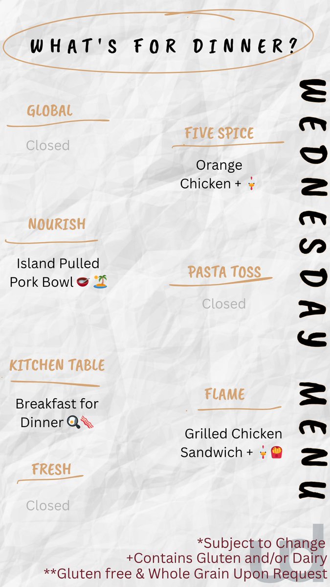 UDiningatOC's tweet photo. Ummm...did someone say breakfast for dinner? That's just what we need to get through the week 🍳🥓 https://t.co/m4ueVcClew