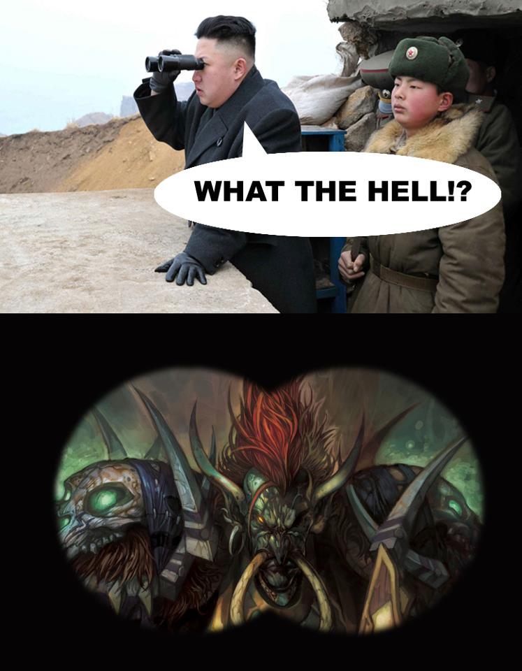 WarcraftMeme's tweet image. here it comes #warcraft