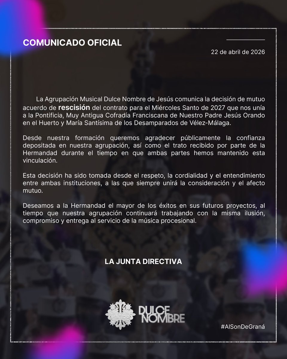 AM Dulce Nombre tweet media