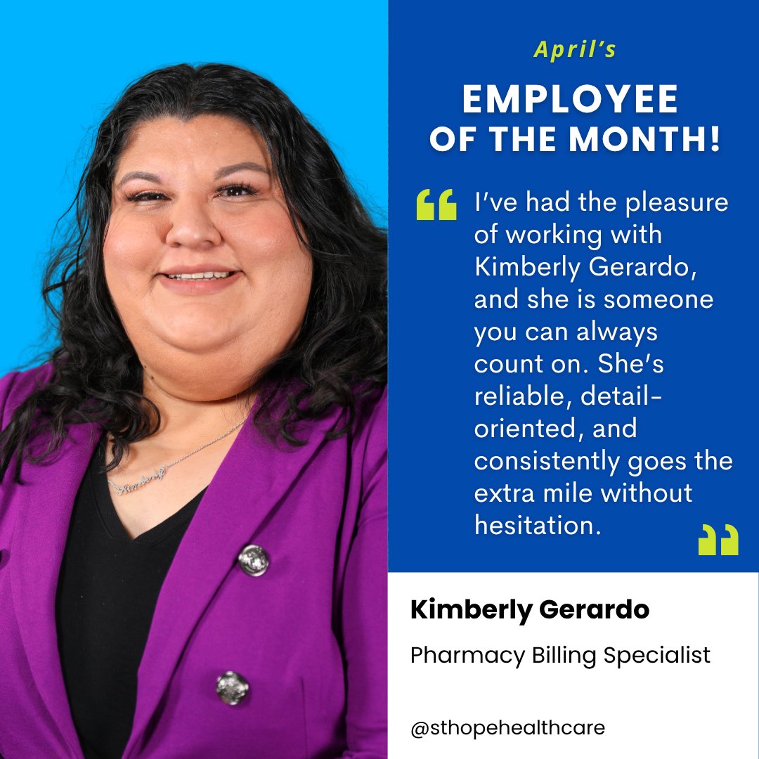 Offering_Hope's tweet photo. Congratulations to our April Employees of the Month! 🌟
We’re proud to celebrate Tanisha Waiters, Annette Iroanya, and Kimberly Gerardo for their dedication, professionalism, and the positive impact they bring to every patient and team member.

Your commitment to excellence, teamwork, and compassionate care strengthens our organization every day. Thank you for all that you do — we’re so grateful to have you with us! 💙

#employeeofthemonth #compassion #care #healthcare #sthopehealthcare #appreciationpost