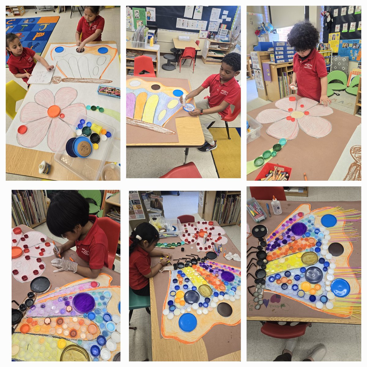 MsAlix_101's tweet photo. Happy Earth Day! We all made a wonderful art piece to show that we take care of our environment.  We learned how to recycle, reuse, and reduce ♻️  How do you take care of the Earth? 💚🌎🤩 #kinderBilingualClass16 @WestNYSchools  @wnyps1 @Luv2Teach0801 @Lissett03876031 https://t.co/4kY00mBDSz