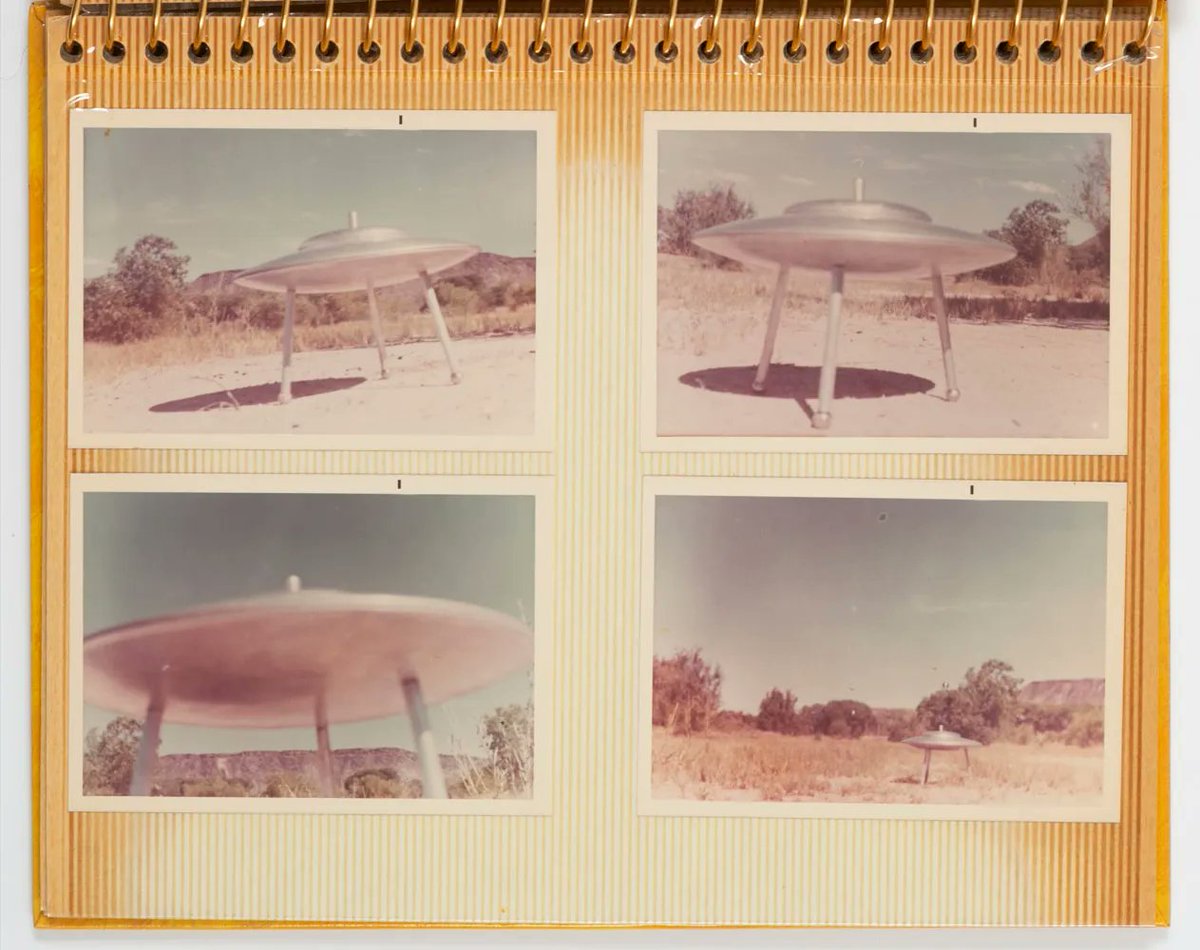 CosmicTwilightt's tweet photo. @JeninedUFO This Paul Villa photo is most definitely a hoax. Some of Paul's pictures of flying saucers are more ridiculous than Billy Mierer. https://t.co/atoIArUHRE