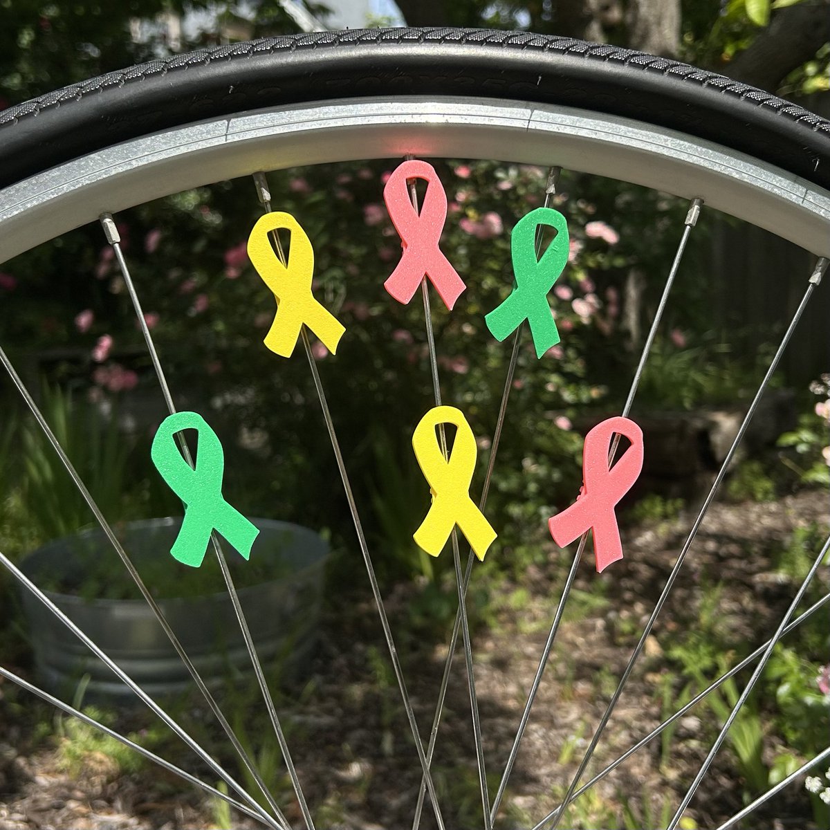 bikedecorations's tweet image. Charity ride this summer? 🎗️🎗️🎗️
Get awareness ribbons in any color!
bikedecorations.info

#charityride #bikes #cycling #awareness #ms150