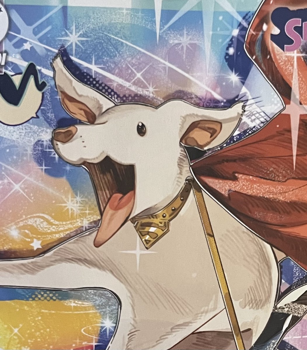 I’m still not over kryptos little heart nose I love this cover so much