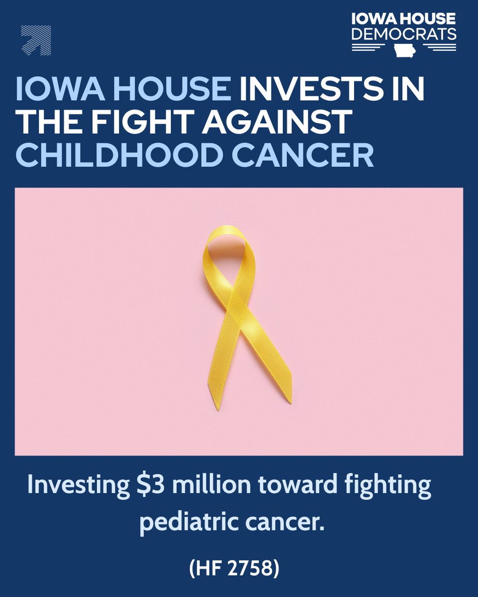 EricForIowa's tweet photo. Yesterday, I was proud to join my colleagues in voting for a $3 million investment in pediatric cancer research. This is an important step toward advancing treatments and giving families hope. https://t.co/EZIr5Muoz3
