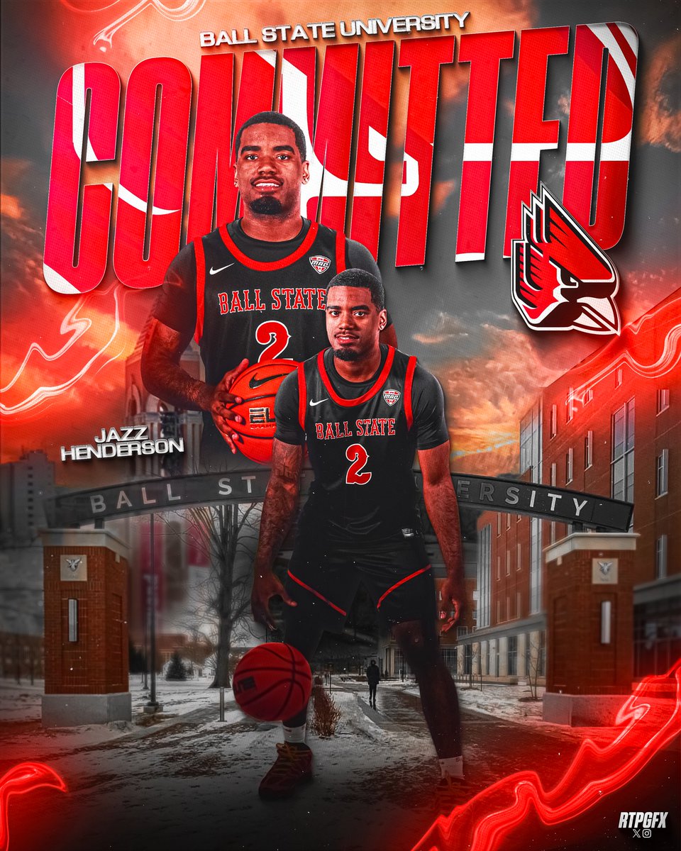 NEWS: Jazz Henderson will transfer to Ball State, he tells <a href="/TheAthleticCBB/">The Athletic CBB</a> 

He played in 13 games last season at Texas Tech

Chris Capko &amp; staff have done a great job this offseason via the portal and signing HS prospects