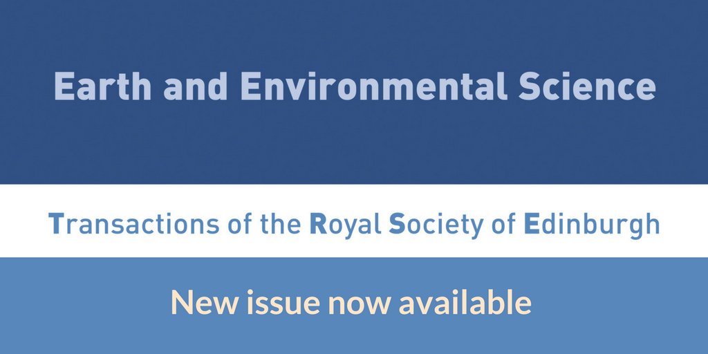 CambUP_EarthSci's tweet image. New Issue of Earth and Environmental Science Transactions of The Royal Society of Edinburgh now available
📚 cup.org/4sOjLei

#geoscience  @news_rse