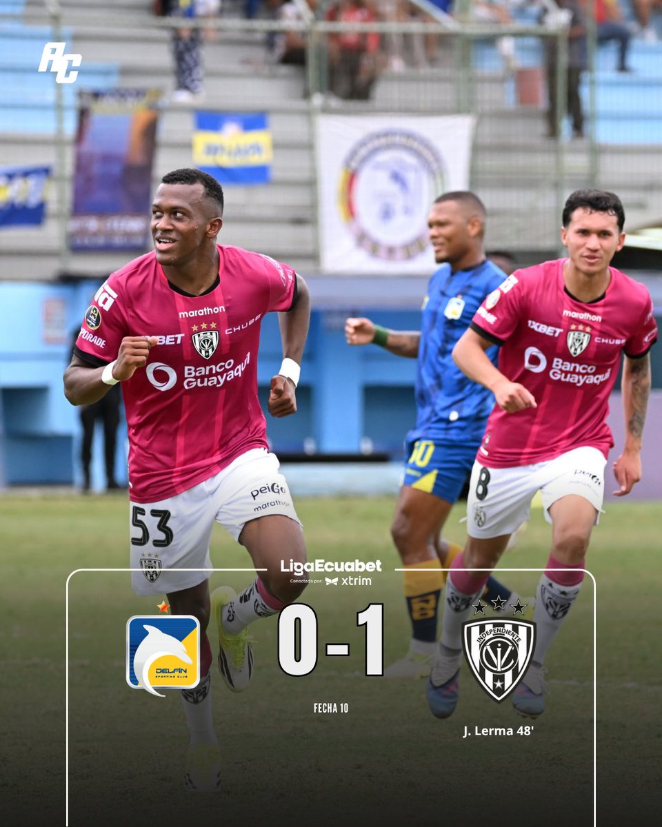 Aficion_Central's tweet image. 🟣  Los 'Rayados' ganan en Manta y vuelven a la cima

#IDV aprovecha un error del portero para vencer 0-1 a #Delfín en el estadio Jocay 

En la última jugada casi empatan los locales con un cabezazo que impactó en el horizontal

#LigaPro