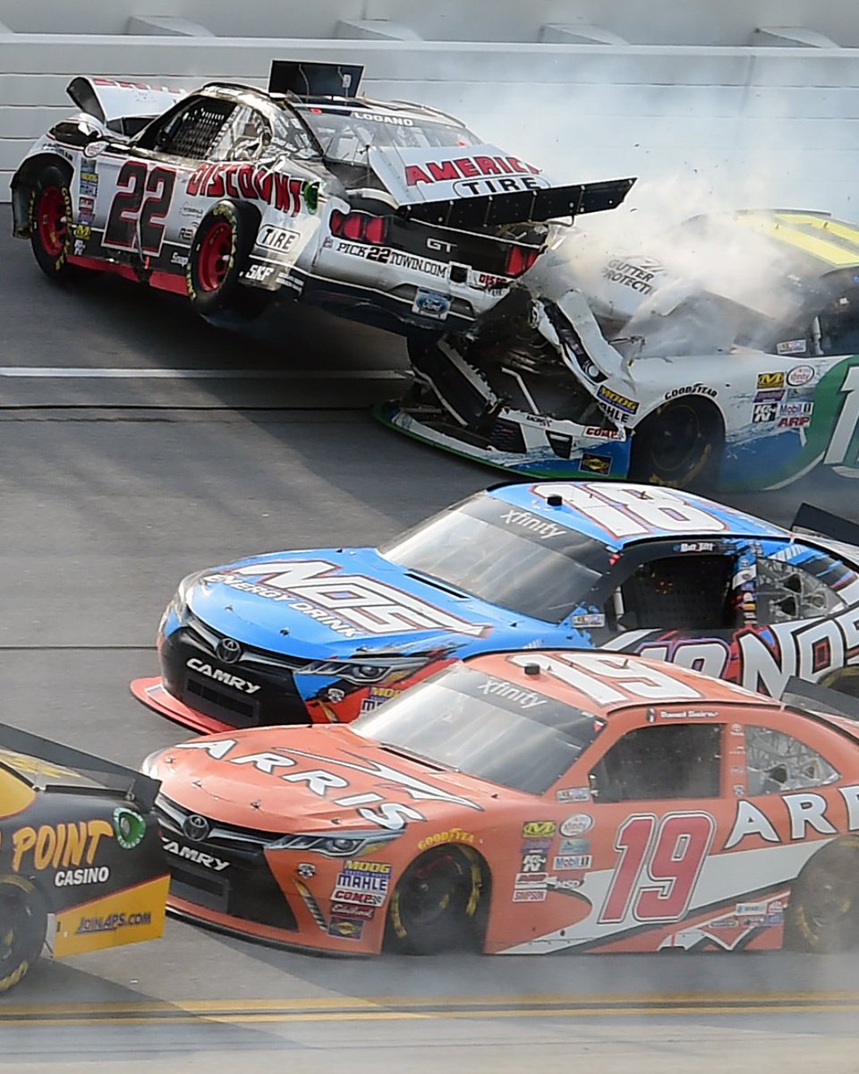 NASCAROReillyAP's tweet photo. The biggest and the baddest, @TALLADEGA 😈 https://t.co/HlTAwEdltF