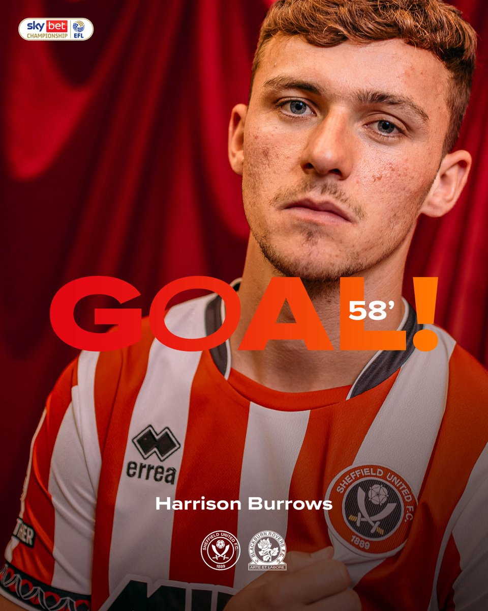 SheffieldUnited's tweet photo. BURROWS! 🎉 https://t.co/wVtEPFNIj6