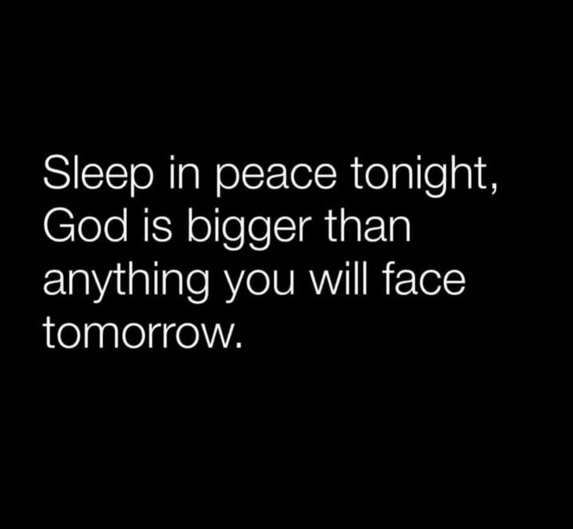 Good night Fam, sleep well 😴