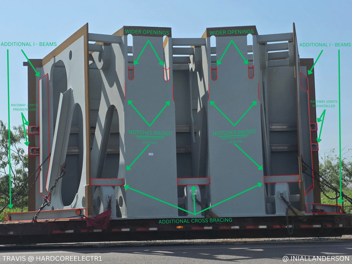 I've highlighted some of the differences were already seeing on parts of the 2nd Launch Mount compared to the 1st Launch Mount! -
It should be noted that while most of these changes may be being documented for the first time up close like this they are likely already retrofitted