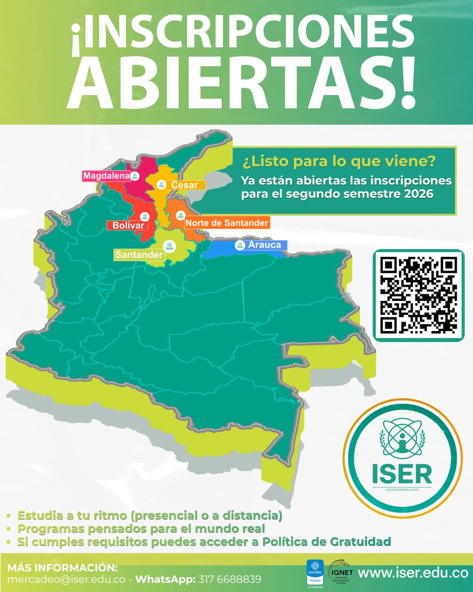 Instituto Superior de Educación Rural - ISER tweet media