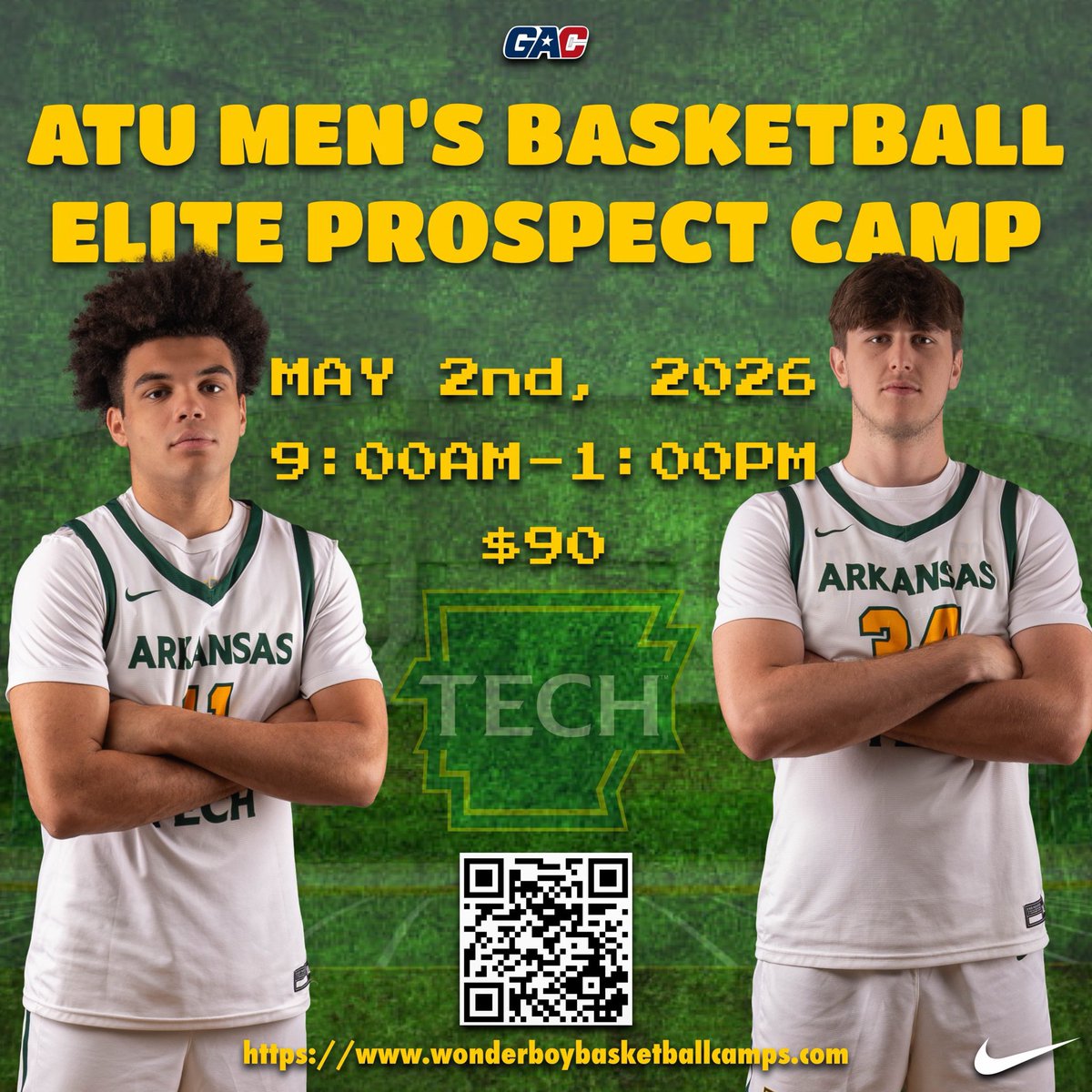 Dusan032's tweet photo. 🚨Arkansas Tech University Elite Prospect Camp🚨
May 2nd - Hull Physical Education Building 
9th - 12th grade, 2026’s and Available players 
Register at
https://t.co/IXYuS6L8Jh https://t.co/3qjs0xlm9j