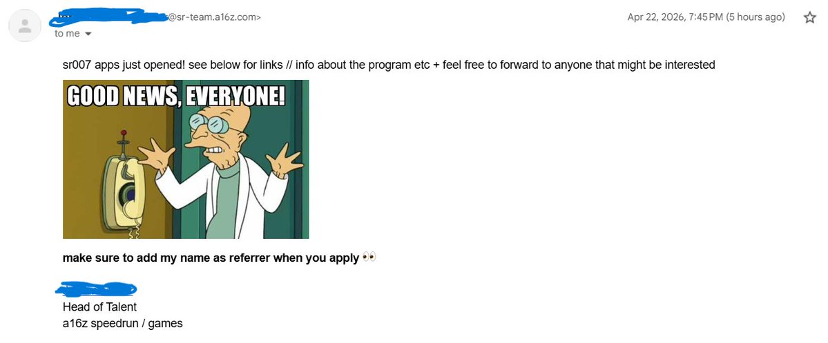 So is everyone getting this email or what?