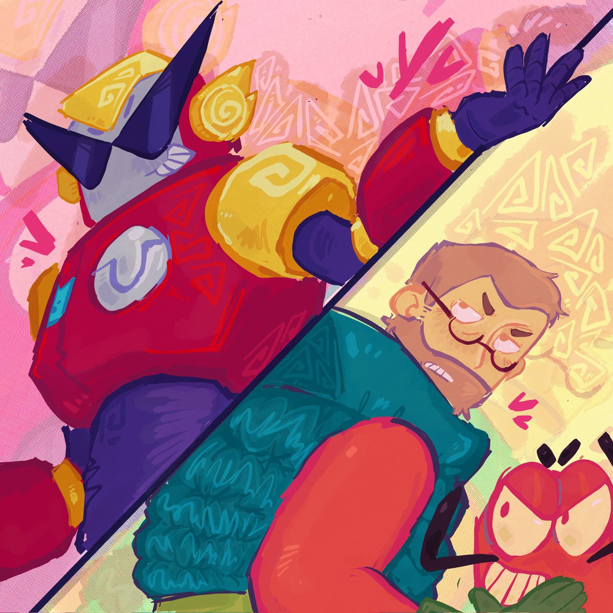 Epicstrr555's tweet image. Another commission for @/taroshusband 👀💜
#Surge #brawlstars #oc