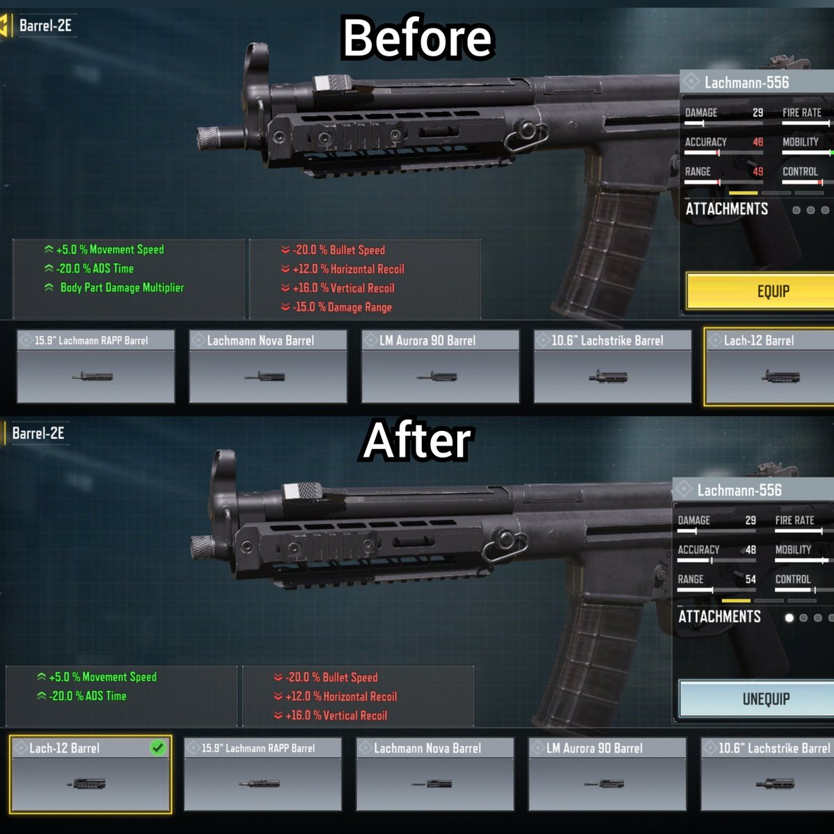JoseRZ89's tweet photo. @PlayCODMobile Is this also part of the patch? https://t.co/dtzxulkCE9
