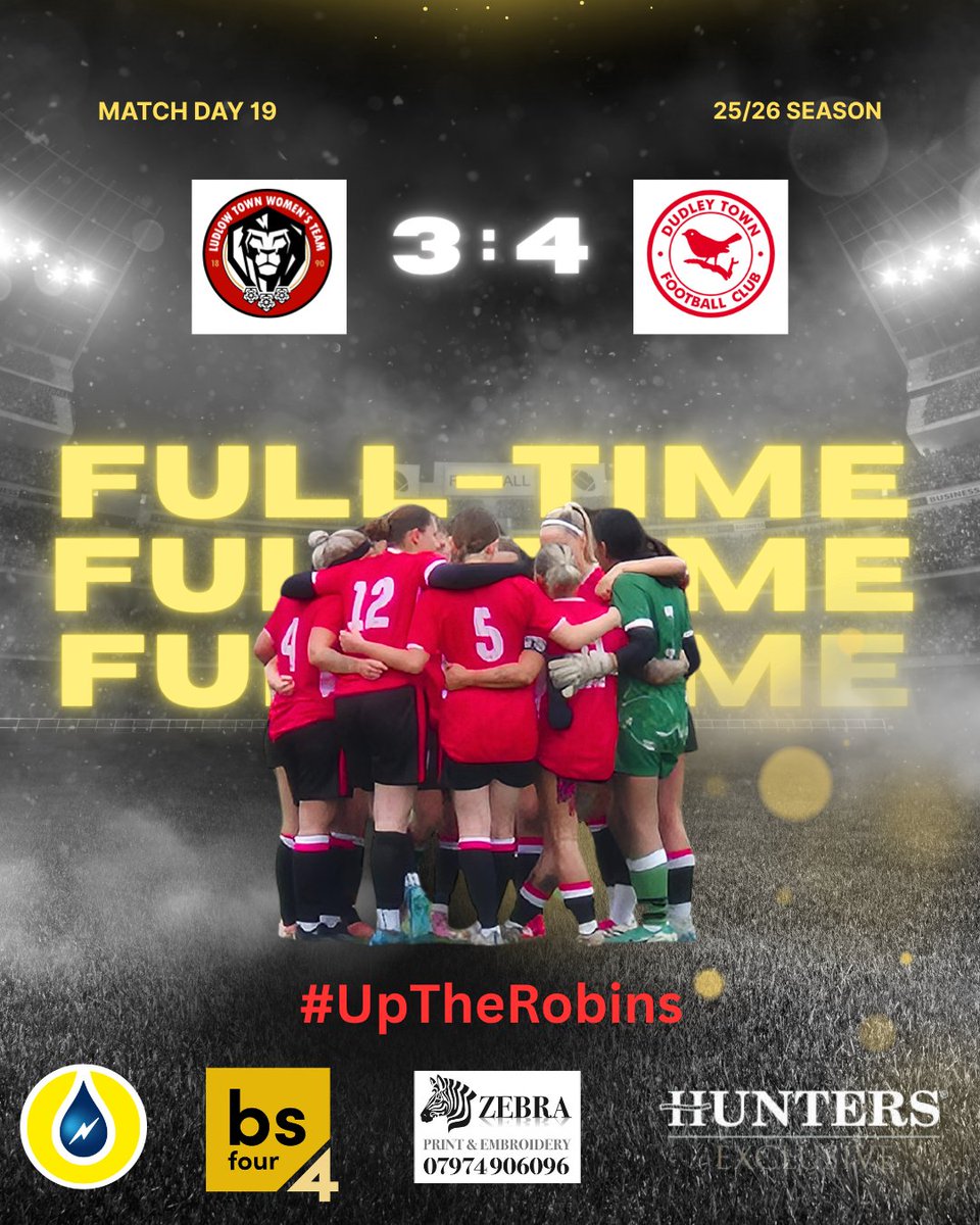 DTWFCOfficial's tweet photo. It ends with all 3 points to The Robins in our midweek clash with Ludlow Town Women this evening.

#DudleyTownWomenFC #DudleyTownFC #DTWFC #DTFC #UpTheRobins #PlayupDudley #Dudley #WomensFootball https://t.co/VNa1Ubs8qz