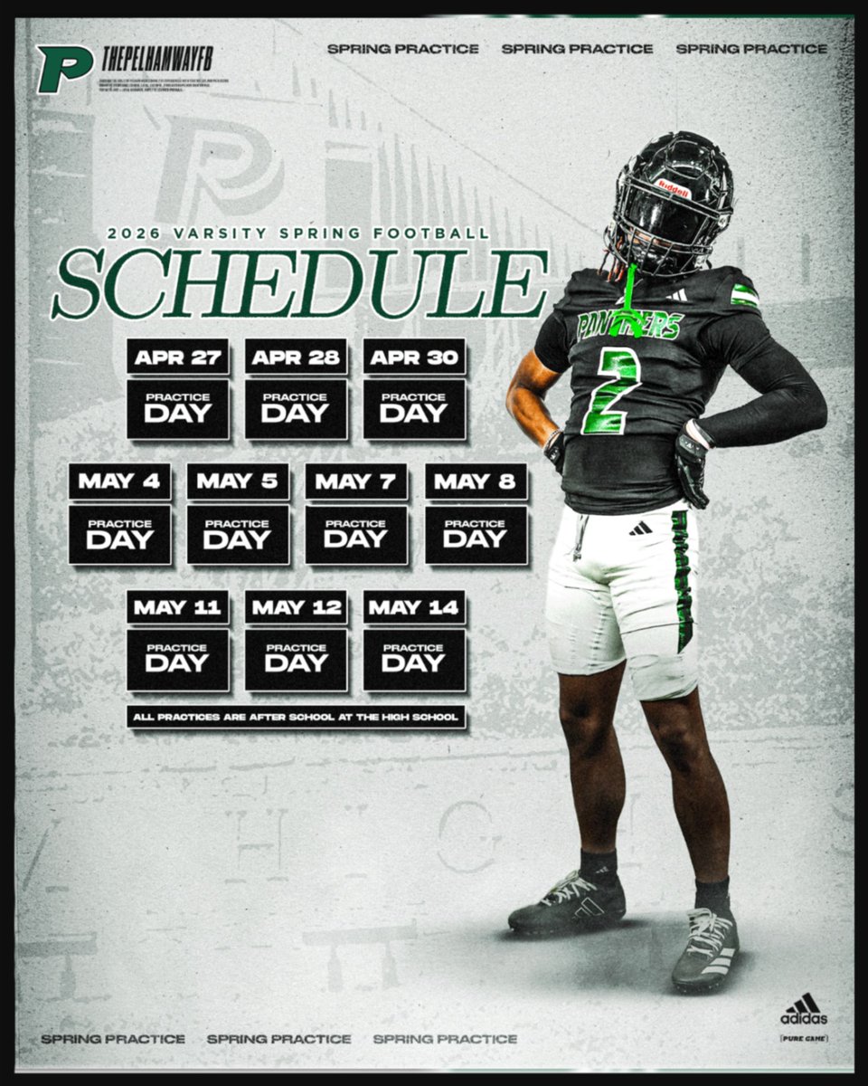 ThePelhamWayFB's tweet image. 2026 Spring Training 
#ThePelhamWayFB

@ThePelhamWaySOC
@ThePelhamWayAD
@stutchtone
@PelhamSchools