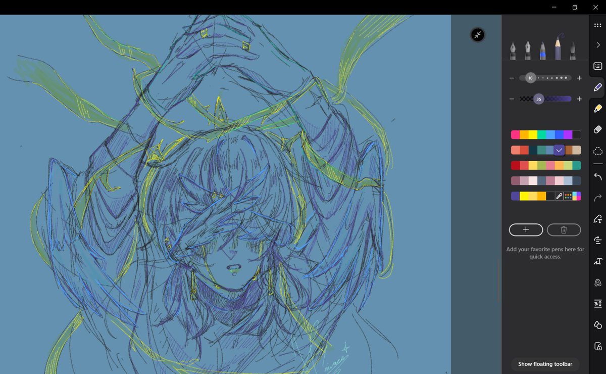 veevxce's tweet image. sunday art dump from last years july 
I WANT TO GO BACK TO DRAWING HIM AGAIN!!!!! #sunday #hsr #honkai #bird