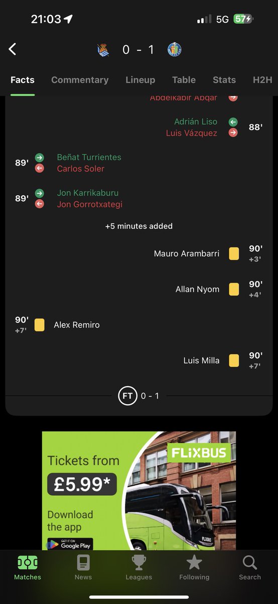 jacktaylor432's tweet photo. @A6788C Anyone know if arambarri was booked? It came up as a graphic in the game but saying he’s not been now? https://t.co/VHJHierMzO