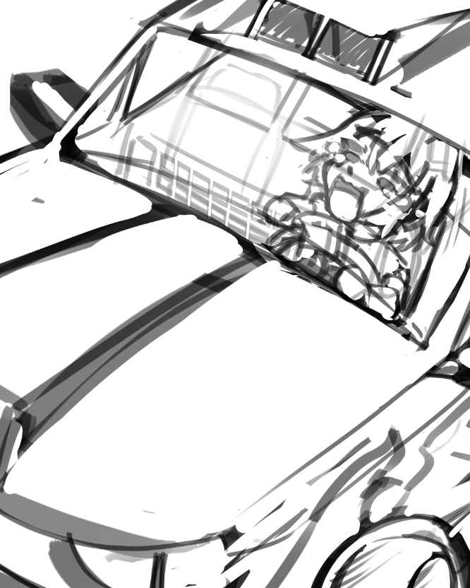 Saegiro_art's tweet image. I recently started playing NFS Underground 2, I like the game overall, but these trucks are kuna...... they scare me  ヘ（。□°）ヘ 
#sketchy #doodleart #smallartist #artmoots #artwork