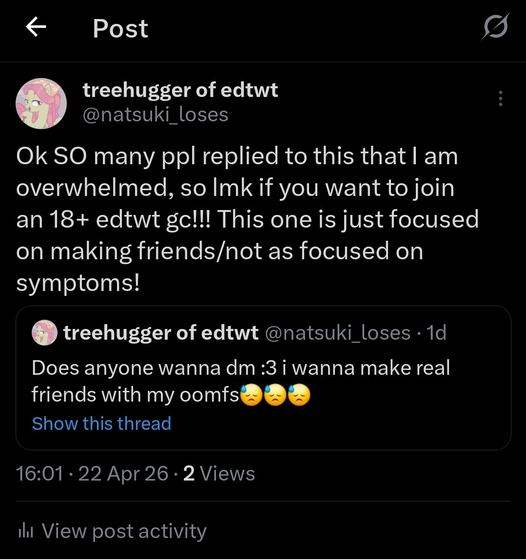 treehugger of edtwt tweet media