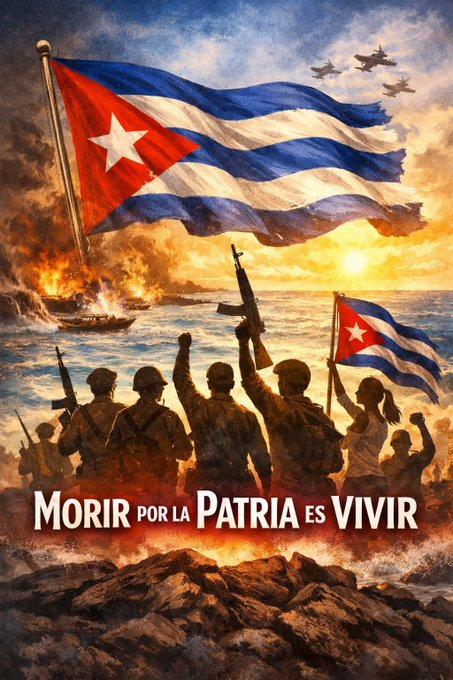 Patria o Muerte no es un lema, es una certeza que #CubaVencerá La firmeza de nuestro pueblo es indestructible #CubaEstáFirme