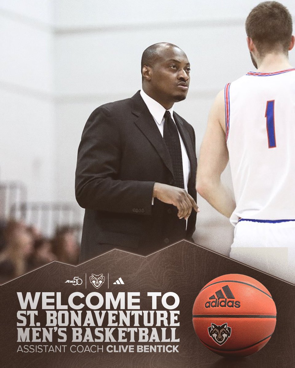 BonniesMBB's tweet photo. St. Bonaventure men’s basketball welcomes four new staff members 🐺🏀

“We have assembled a staff who love basketball, love teaching and are great role models for the young men on our team,” head coach Mike MacDonald said. https://t.co/azQ3fgXsbu