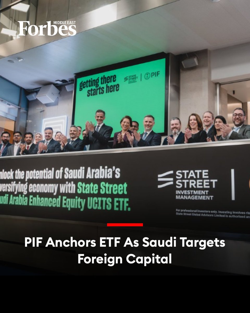 Forbes_MENA_'s tweet image. PIF is accelerating its global capital market push by anchoring a new State Street Saudi equity ETF listed in Frankfurt and London, signaling rising international investor confidence in #SaudiArabia’s Vision 2030 transformation.

#Forbes

For more details: 🔗
