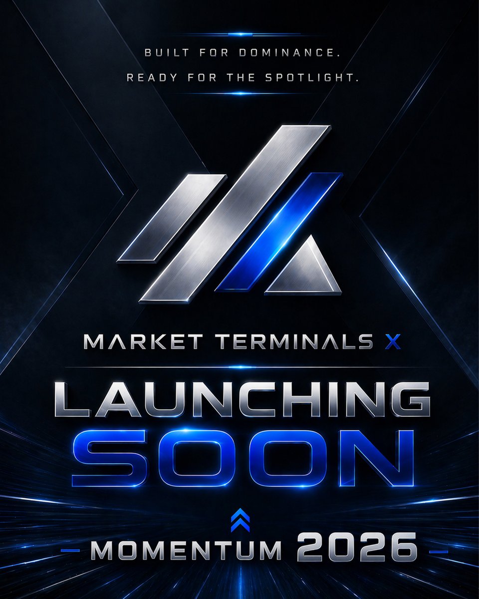 solnex25's tweet photo. Built for precision. Designed for dominance.
Market Terminals X is preparing to redefine the trading landscape at Momentum 2026.

A new standard is about to be introduced.

#MarketTerminalsX #Momentum2026 #Solnex #NextGenTrading #TradingEvolution #FintechInnovation #GlobalMarkets https://t.co/MLs41cTPTe
