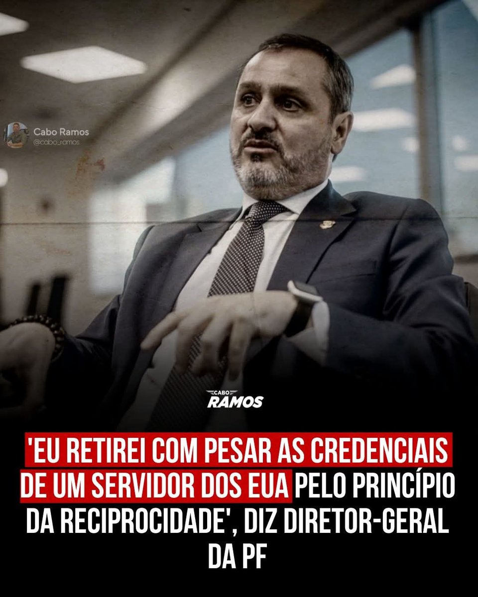 Ele disse que o delegado da PF não foi expulso e que ele quem pediu para ele deixar os EUA, mas retirou as credenciais de um servidor dos EUA como "reciprocidade".

Alguém entendeu alguma coisa?