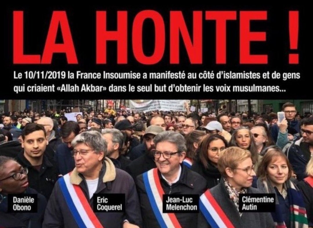 <a href="/JLMelenchon/">Jean-Luc Mélenchon</a> Honneur à ce soldat français mort en combattant l'islamisme, alors que d'autres le soutiennent ici en France.🙏🫡🪖🇫🇷