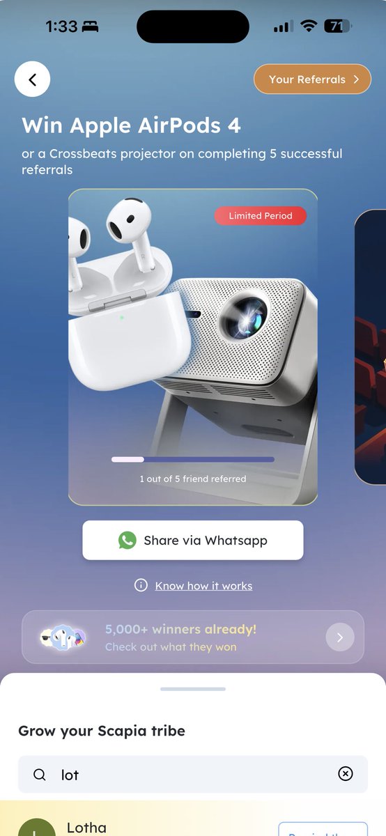 crew_creators's tweet image. apply.scapia.cards/landing_page?r…
You can get referall benefits
#india #bengaluru #delhi #rcb #ipl 
🥶🥶🥶hope you apply.