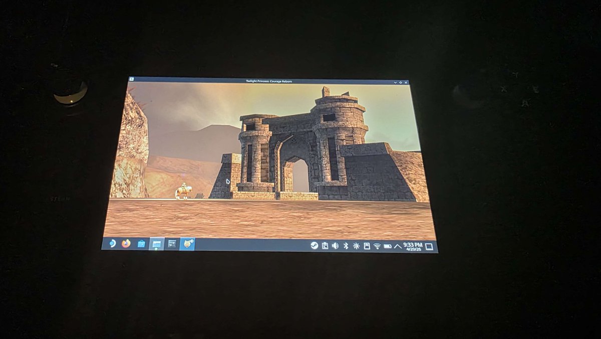 Twilight princess courage reborn on deck.