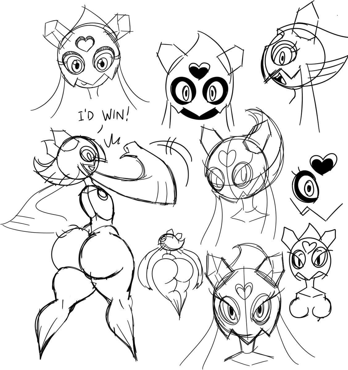 SinStroart's tweet photo. A Froslass lady I doodled https://t.co/wZDS1Mxfju