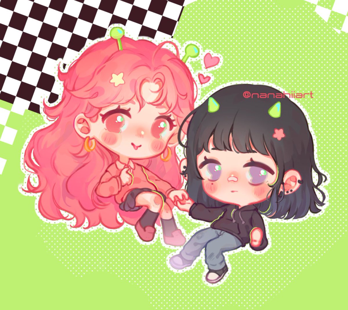 new drawing and it's green yuri!! 💚💚💚