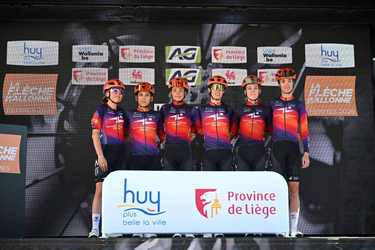 hphcycling's tweet photo. Blue skies, steep climbs, all-in 🅿️1️⃣2️⃣

https://t.co/KxOWK6jsRz

A whole team effort delivers Mona to her best Women’s WorldTour result after a relentless day at @flechewallonne 

⏭️ 𝑳𝒂 𝑫𝒐𝒚𝒆𝒏𝒏𝒆 🇧🇪

📸 @GettySport @hphcycling 

#FWwomen | #UCIWWT https://t.co/jnws7cv56u