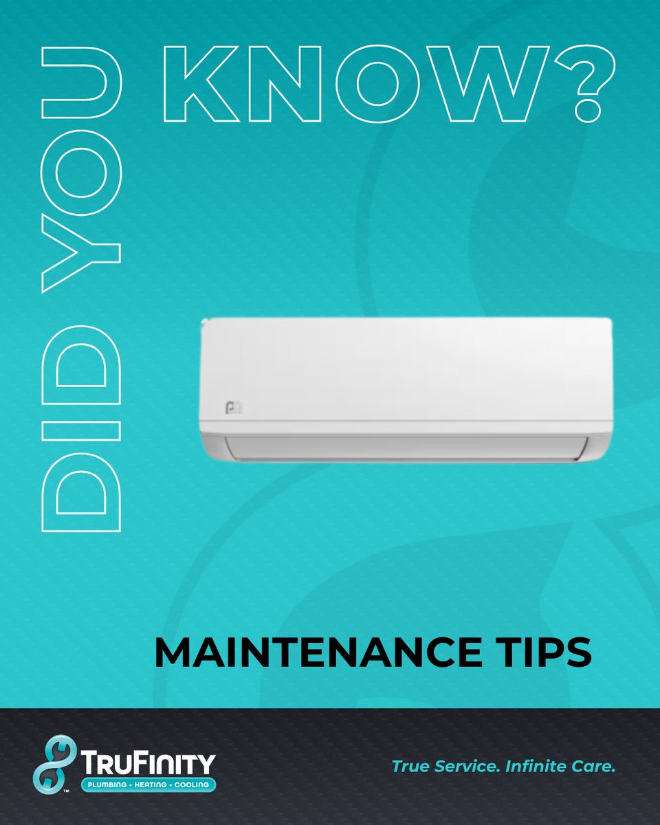 TrufinityPHC's tweet image. Keep your mini split running efficiently and your home perfectly comfortable with TruFinity Plumbing, Heating &amp;amp; Cooling, your trusted local experts for professional HVAC maintenance and year-round comfort solutions.

#TruFinity #Kelowna #PLumbing #HVAC
