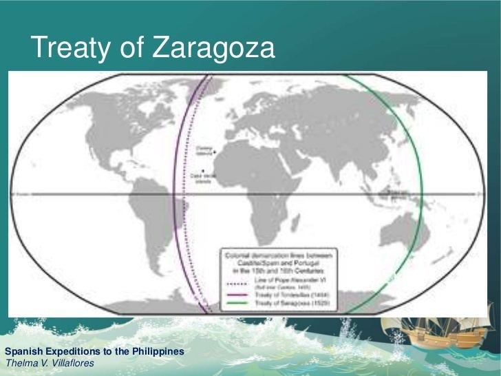 Jazzieeiswhoiam's tweet image. #OTD Apr 22, 1529: The ‘Treaty of Zaragoza’ divides the eastern hemisphere between Spain and Portugal along a line (1,250 kilometres (780 mi)) east of the Maluku Islands.
#History #Colonialism #Imperialism 
languagecollections-blog.lib.cam.ac.uk/2019/06/07/139…