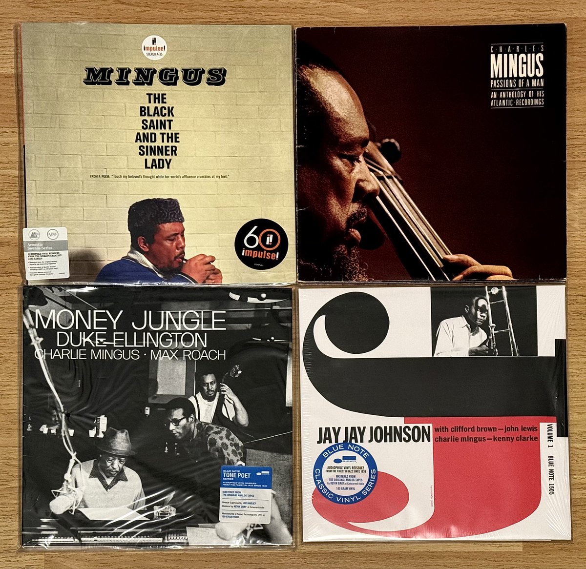 TrJiri's tweet image. Remembering Charles Mingus 
born on this day 1922
#jazz #bass #vinylrecords @bluenoterecords @Vinyl_Lives @impulselabel