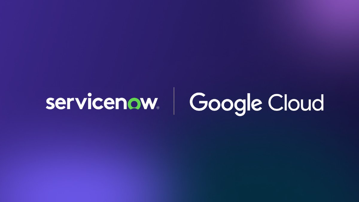 ServiceNowNews's tweet image. ServiceNow 🤝 @GoogleCloud: AI agents that don't just talk to each other—they fix things together.

Announced today at #GoogleCloudNext, our solutions connect AI agents across the Google Cloud Gemini Enterprise platform and ServiceNow AI Platform into a single autonomous chain