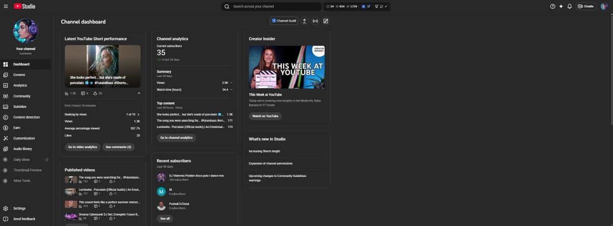 AmaraLewis63280's tweet photo. Hey, @TeamYouTube review attached screens. 100% organic since April 3. No bots/3rd-party tools. 207% retention = 8s Short looped. False 'Circumvention' flag on a real creator. Look at logs. 

Channel ID: UCU46pweRa9v943CN999jP5Q 
@YouTubeCreators #YouTubeHelp https://t.co/XKjSQ4TAA3