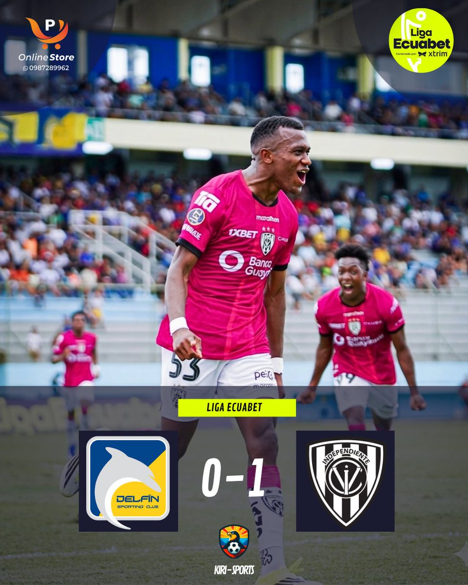 KiriSports's tweet image. 🔵⚫ IDV líder gracias a un error 🧤

Independiente del Valle venció 0-1 a Delfín en un partido parejo, aprovechando una falla del arquero para quedarse con el triunfo. ⚽

#LigaPro #IDV #Delfín #KiriSports