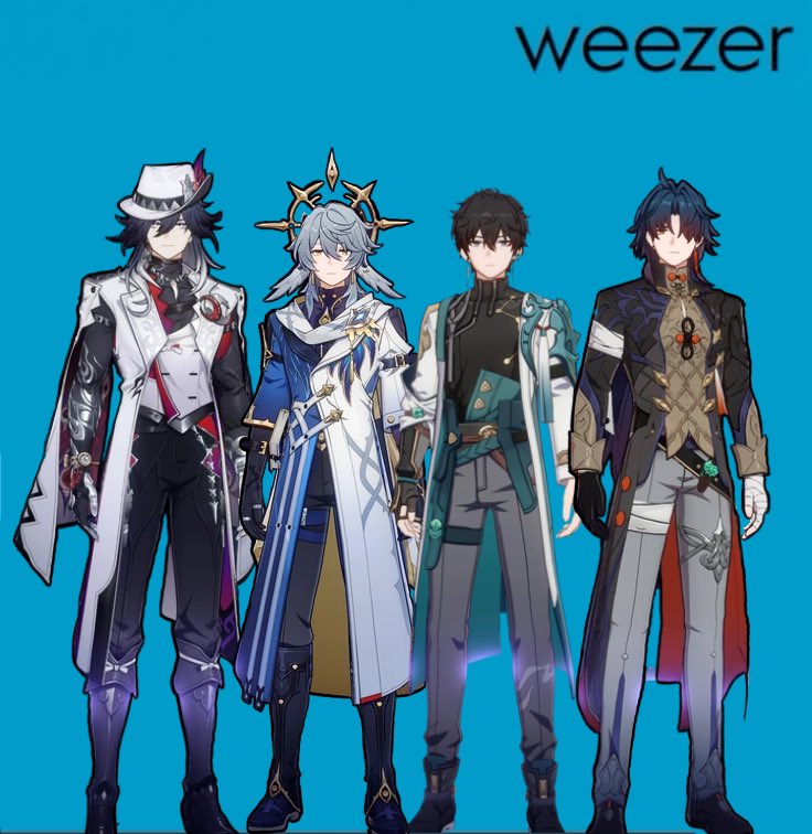 timelyashday's tweet image. the 4.2 squad

#ashveil #sunday
#danheng #blade 
#hsr