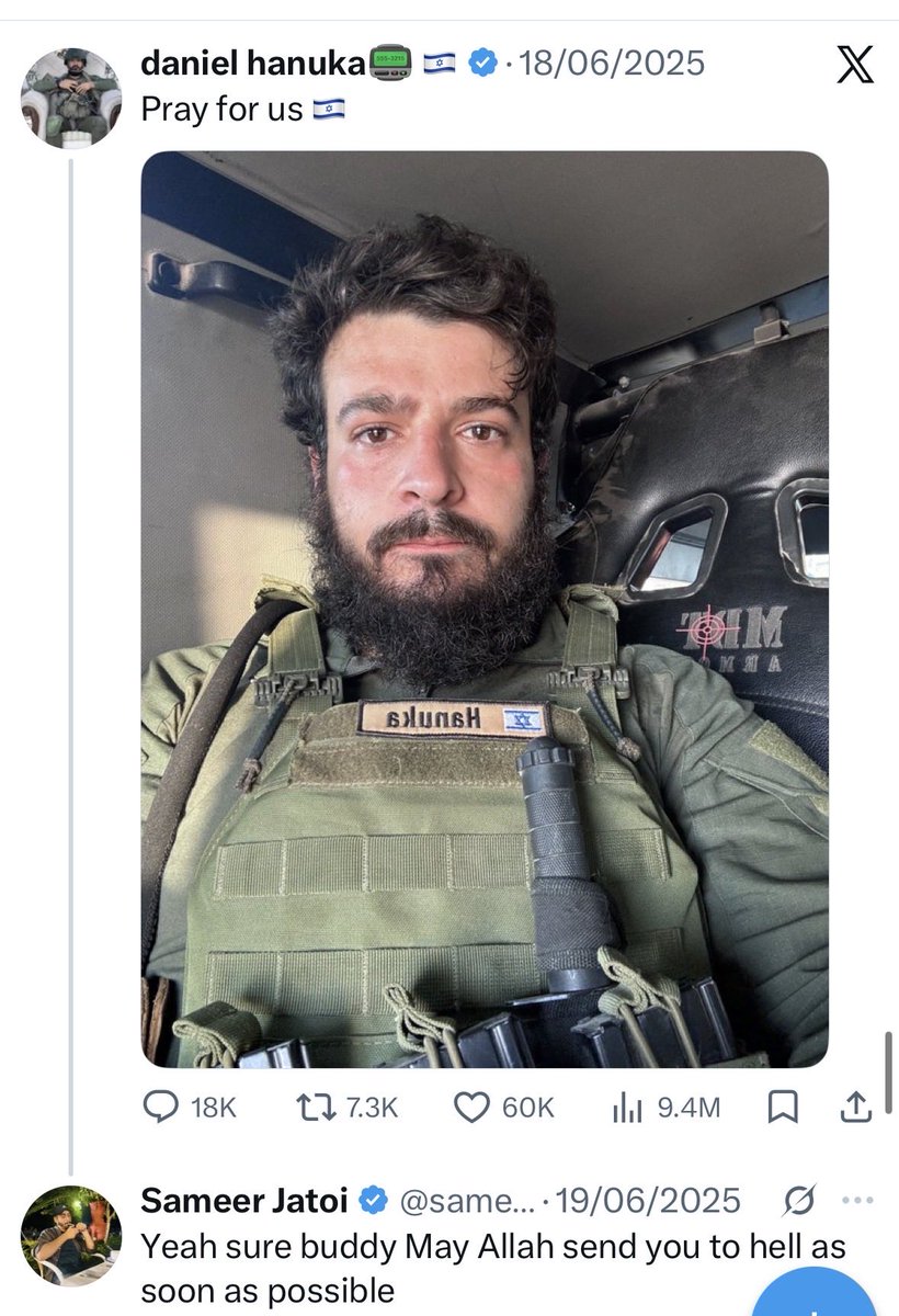 sameeralijatoi's tweet photo. Is that antisemitic?
He asked for it. Chose your words wisely https://t.co/mnvLpQFrro