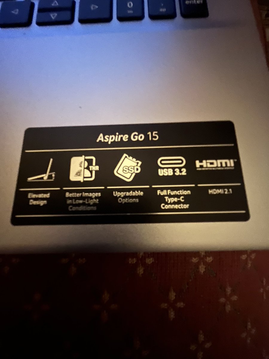 CathyDC1973's tweet photo. @AcerUK_Official bought this laptop yesterday from Curry’s had to take it back as the camera is poor and sound is awful. They wouldn’t take it back so now to use a new laptop I have to buy a webcam and a new microphone just to use it ! My old 10 year Mac is better quality! https://t.co/wWGJ8Iex3R