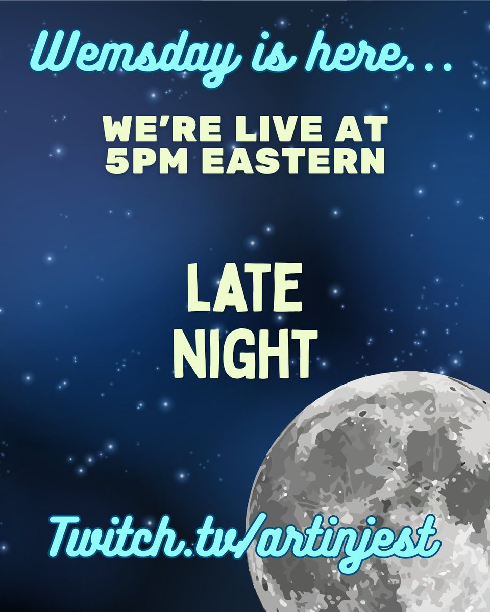 artinjest's tweet image. We are going to have SUCH a reasonable time.  There is baffling footage coming in from the space cam, detention tower updates that have some very concerning side effects, the matter of how goblins ready themselves for sleep  #ITSBEDTIME #goblinsplease #liveontwitch