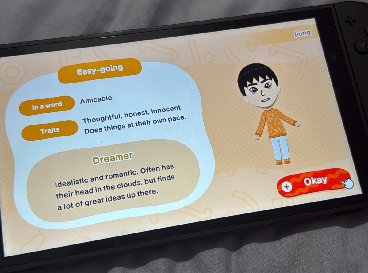 jongseoblol's tweet photo. I have caved and bought a switch and tomodachi life… I have never been happier https://t.co/YoreY3fd2A